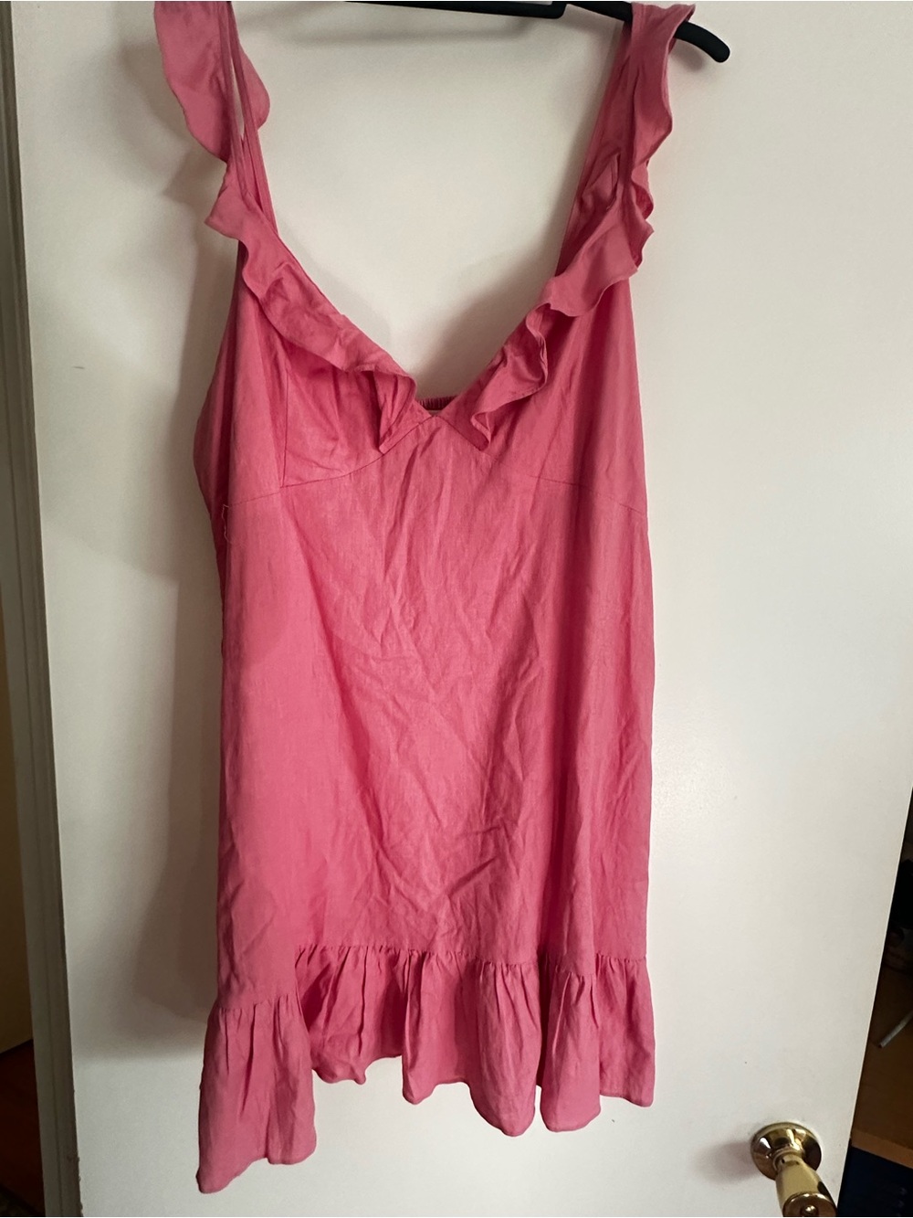 Elodie Pink Ruffle-Trim Camisole